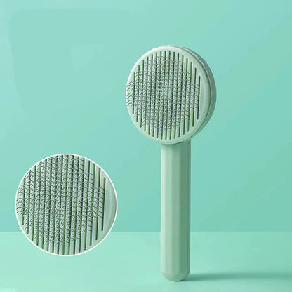 Self-Cleaning Slicker Brush – Pet Hair Remover Comb for Dogs & Cats