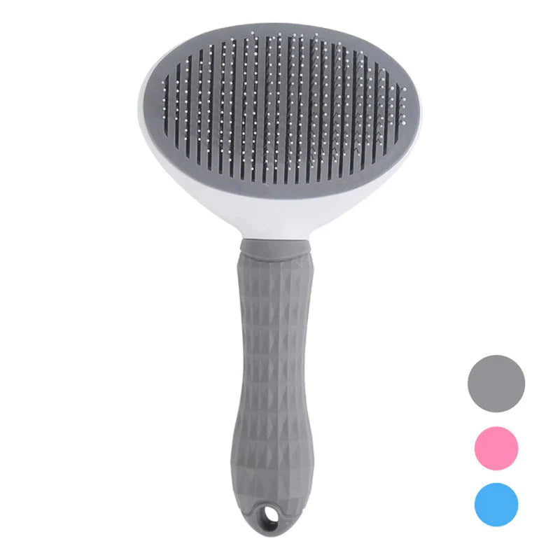 Self-Cleaning Slicker Brush – Pet Hair Remover Comb for Dogs & Cats