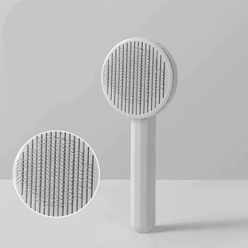 Self-Cleaning Slicker Brush – Pet Hair Remover Comb for Dogs & Cats