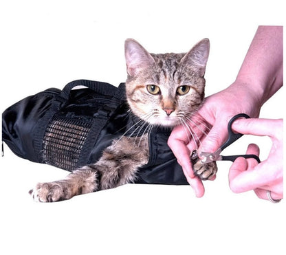 Cat Grooming Bag - Anti-Scratch Washing & Bathing Restraint Bag for Cats