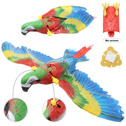 Electric Flying Bird Interactive Cat Toy – Ceiling-Mount Teaser
