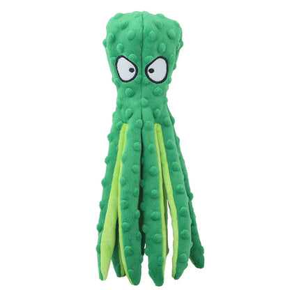 Interactive Octopus Plush Chew Toy for Dogs and Cats