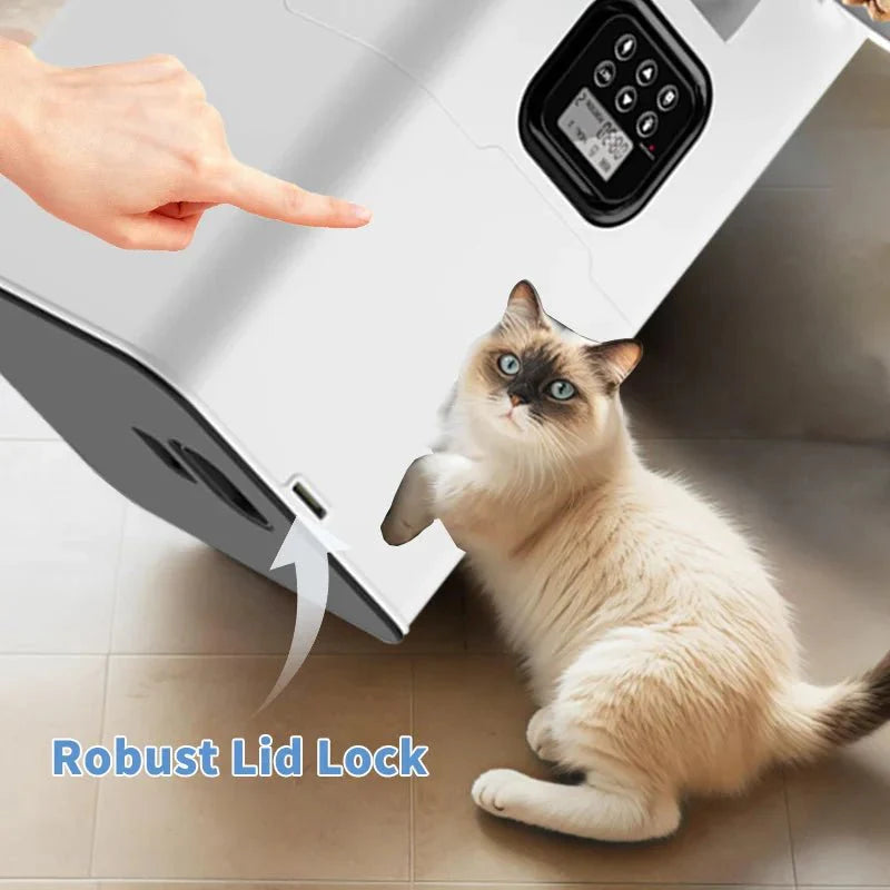 HEYBO WiFi Smart Pet Feeder – App-Controlled Automatic Feeding