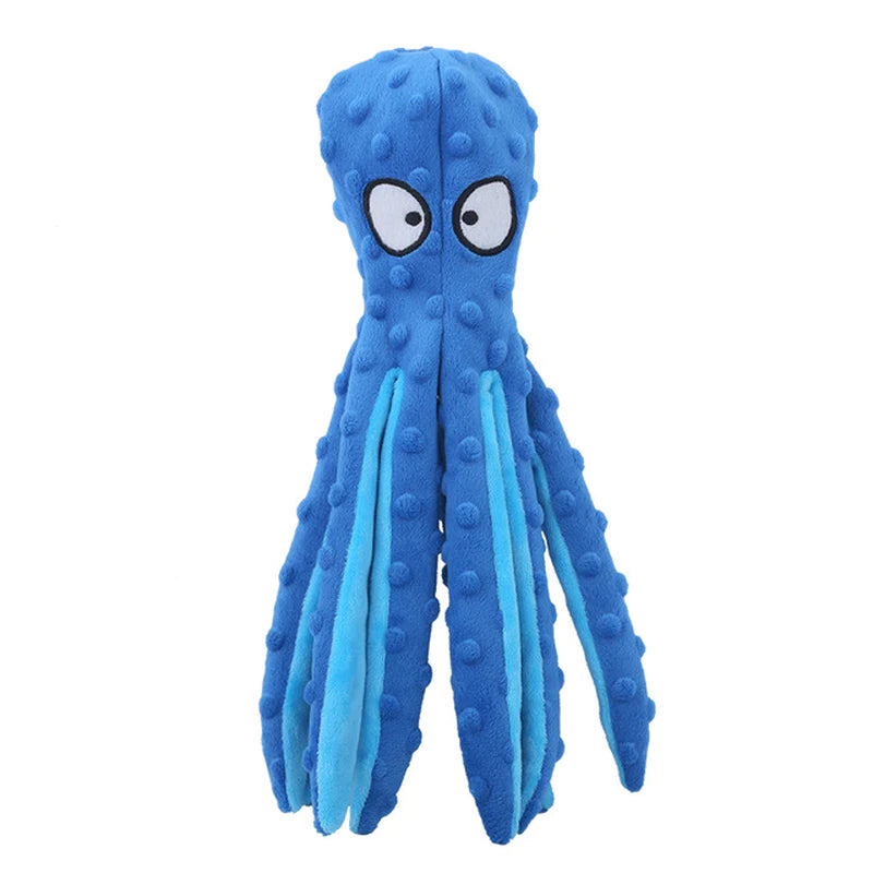 Interactive Octopus Plush Chew Toy for Dogs and Cats