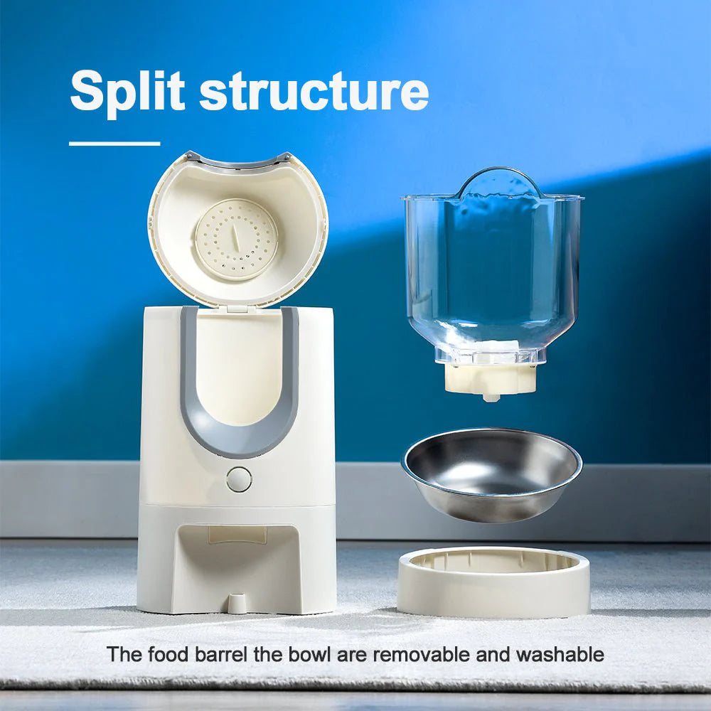 HEYBO WiFi Automatic Cat Feeder – App-Controlled Timed Dispenser