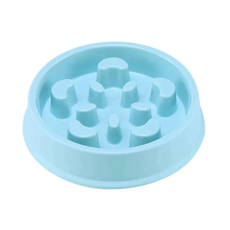 Slow Feed Non-Slip Bowl – Choke-Proof for Small Dogs & Cats