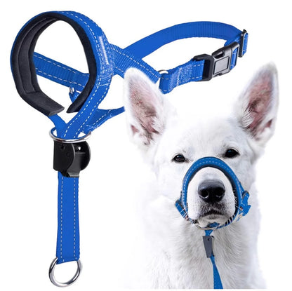 Reflective Dog Headcollar & Harness - No-Pull Training Collar for Small to Large Dogs