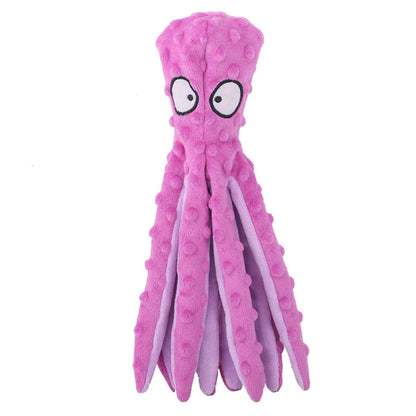 Interactive Octopus Plush Chew Toy for Dogs and Cats