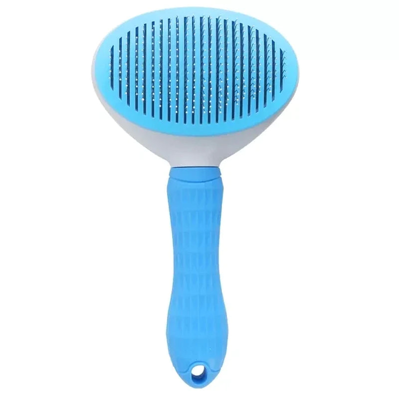 Self-Cleaning Slicker Brush – Pet Hair Remover Comb for Dogs & Cats