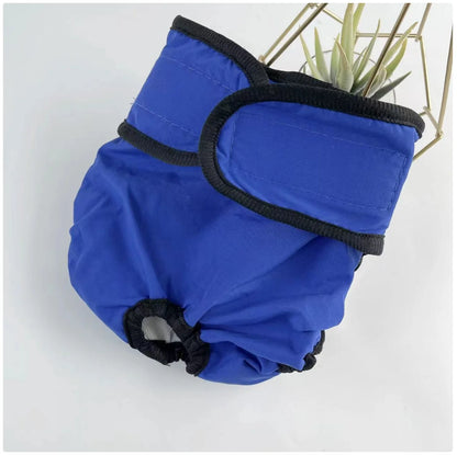 Female Dog Sanitary Pants - Washable Reusable Dog Diapers for Heat Cycle & Incontinence