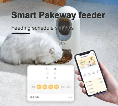 HEYBO WiFi Automatic Cat Feeder – App-Controlled Timed Dispenser