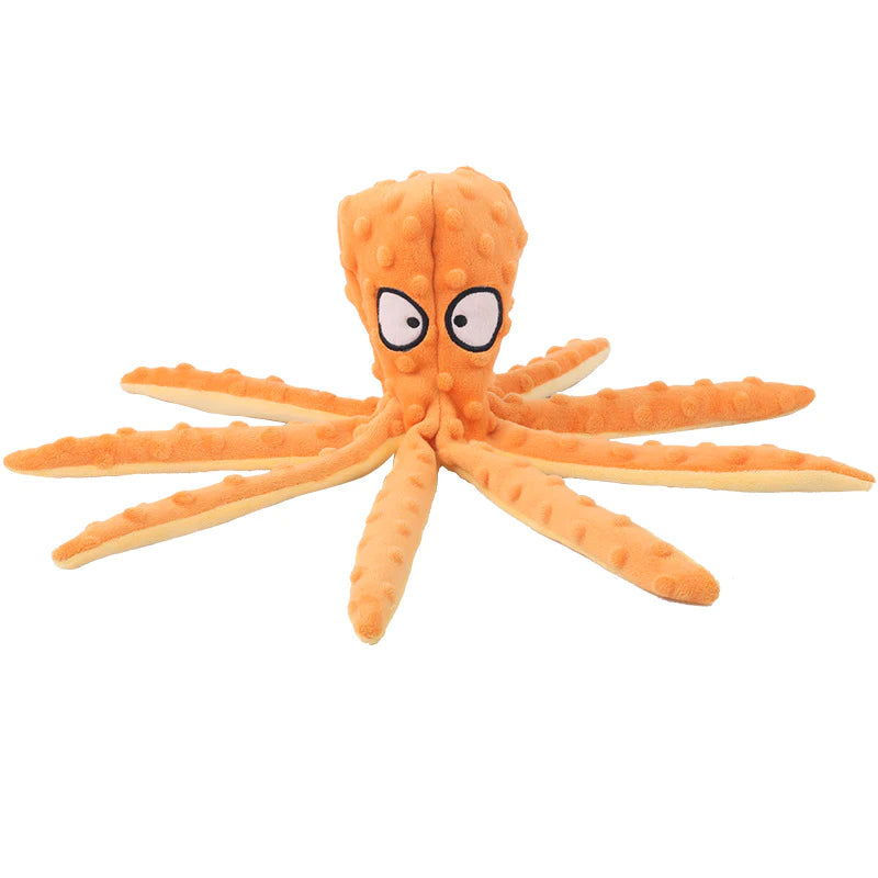 Interactive Octopus Plush Chew Toy for Dogs and Cats