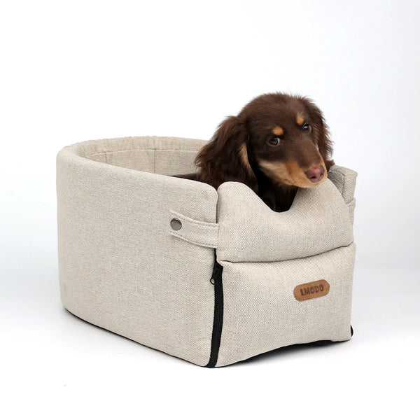 Portable Central Dog Car Seat Bed – Safe Carrier for Small Pets