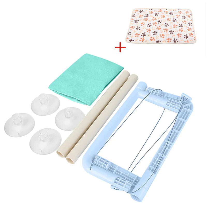 Premium Aerial Cat Bed Hammock - Window Seat Climbing Frame for Cats, Supports Up to 20kg