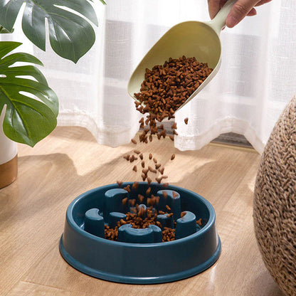 Slow Feed Non-Slip Bowl – Choke-Proof for Small Dogs & Cats