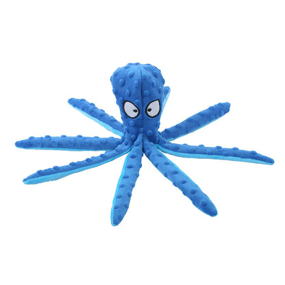 Interactive Octopus Plush Chew Toy for Dogs and Cats