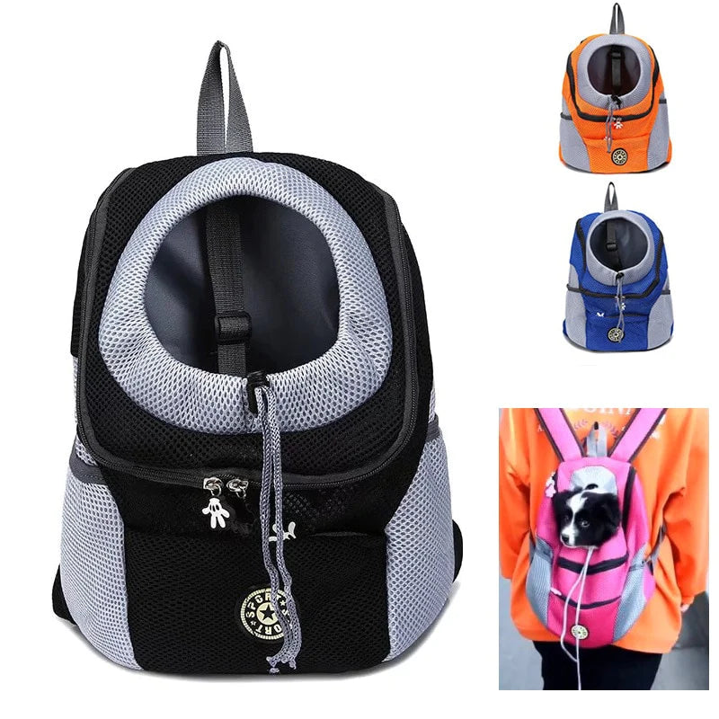 Breathable Pet Carrier Backpack – Adjustable for Cats & Small Dogs