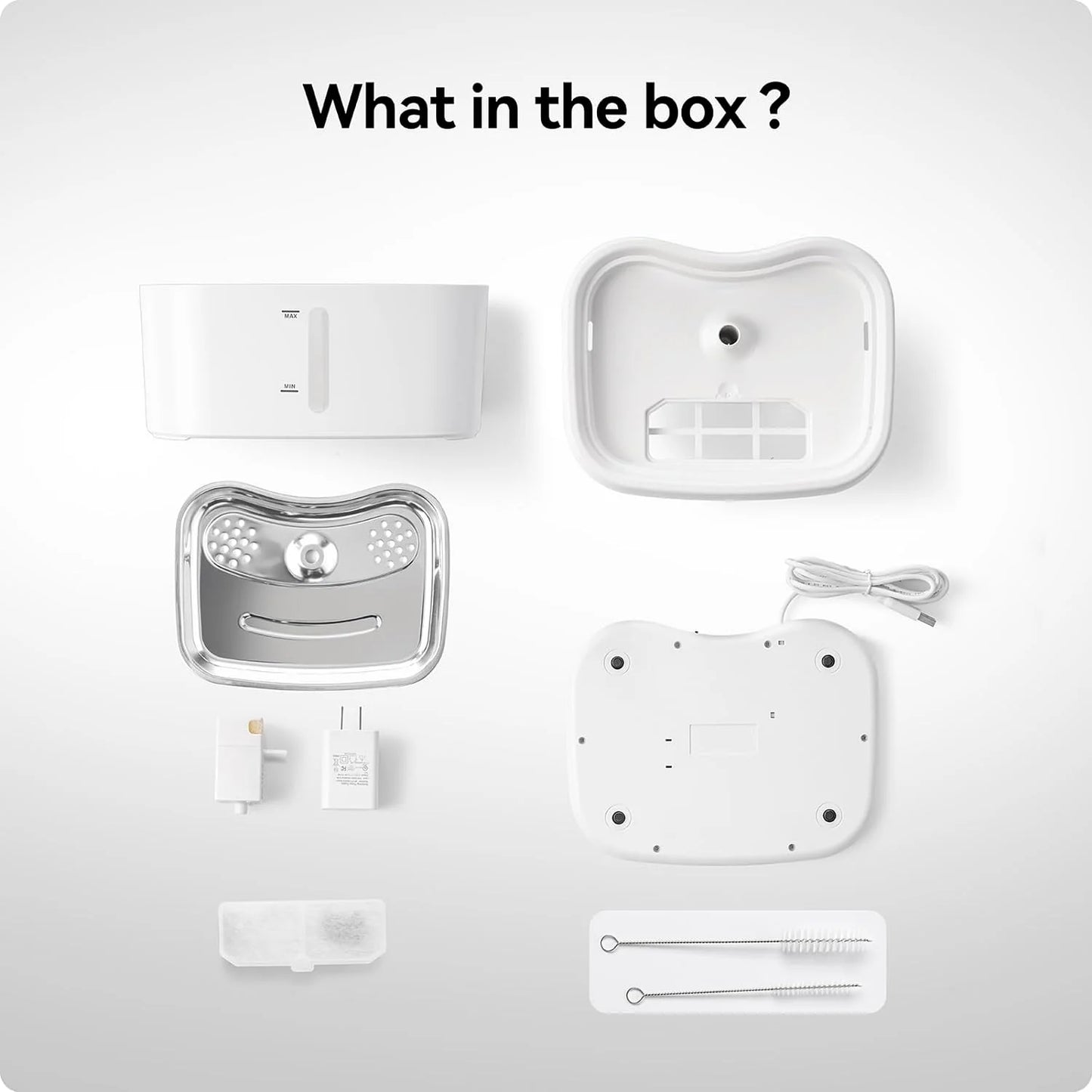 HEYBO Smart Pet Water Fountain – App-Monitored with Filtered Pump