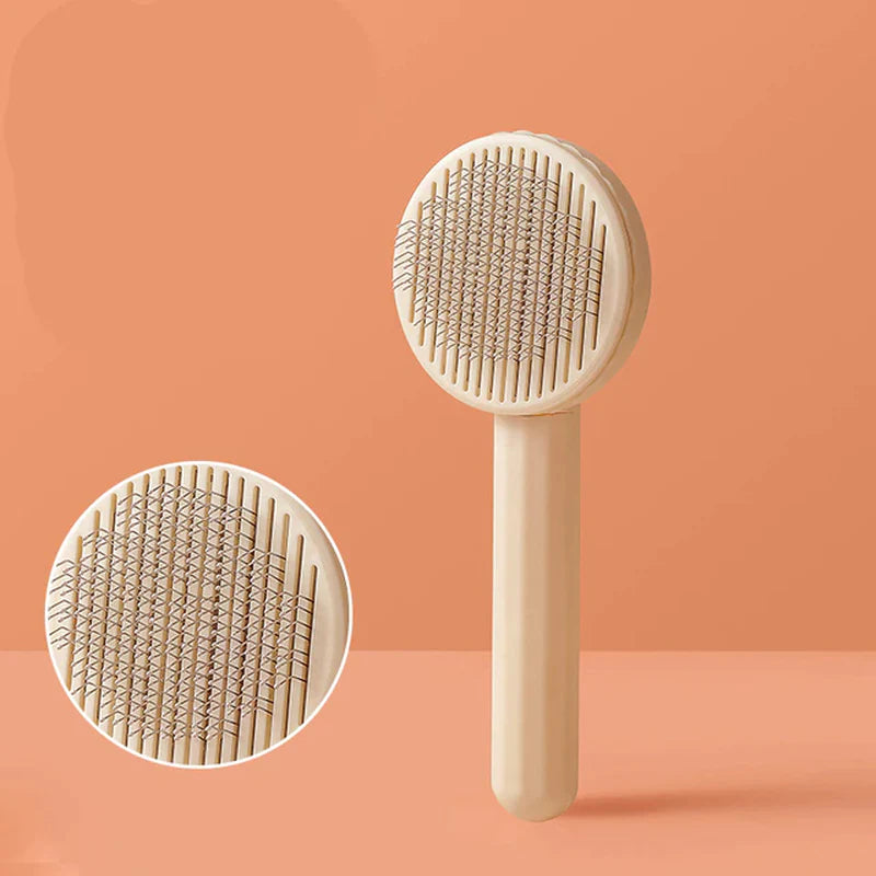 Self-Cleaning Slicker Brush – Pet Hair Remover Comb for Dogs & Cats