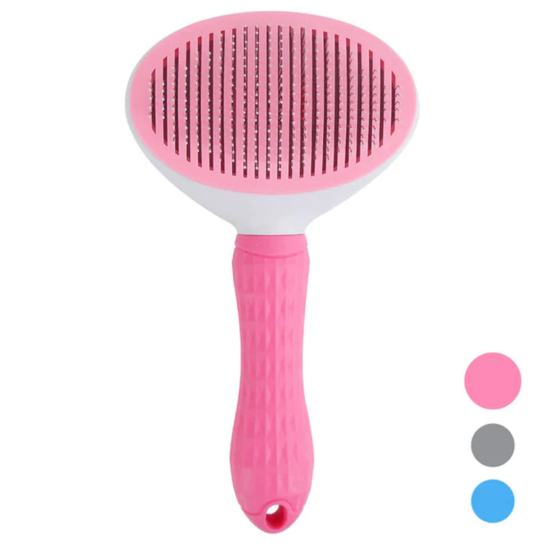 Self-Cleaning Slicker Brush – Pet Hair Remover Comb for Dogs & Cats