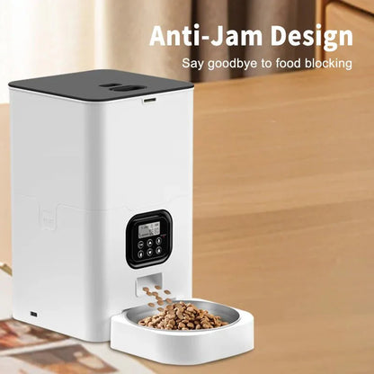 HEYBO WiFi Smart Pet Feeder – App-Controlled Automatic Feeding