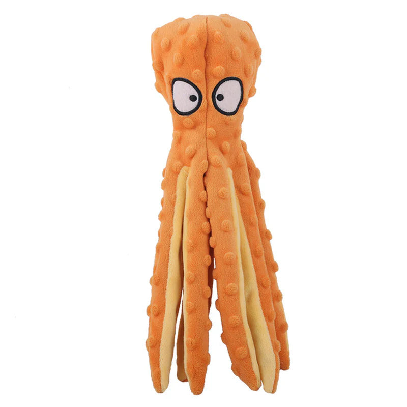 Interactive Octopus Plush Chew Toy for Dogs and Cats