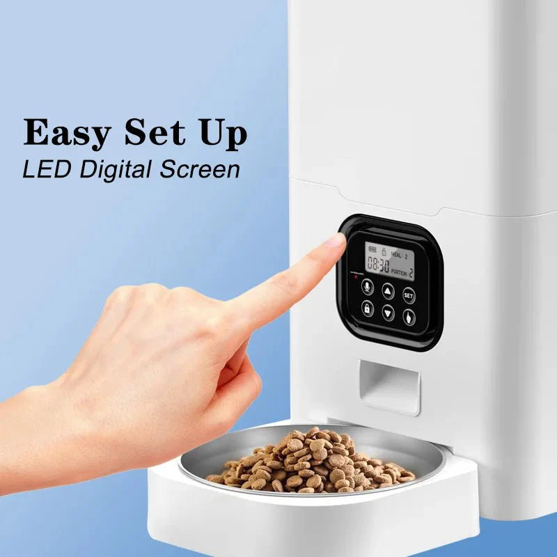 HEYBO WiFi Smart Pet Feeder – App-Controlled Automatic Feeding