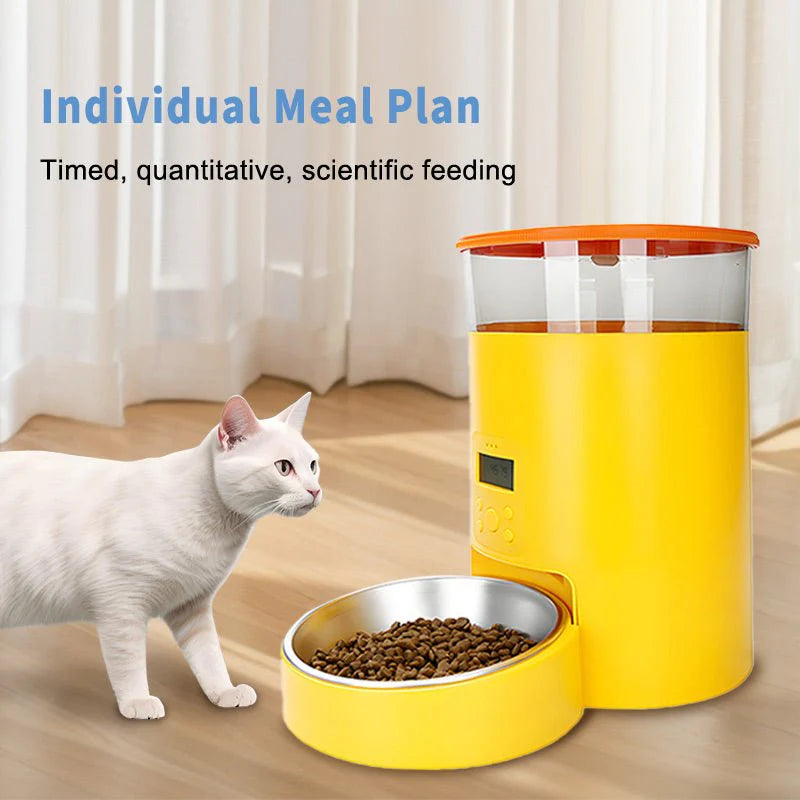 HEYBO 4L Automatic Pet Feeder – WiFi Double Anti-Blocking Design