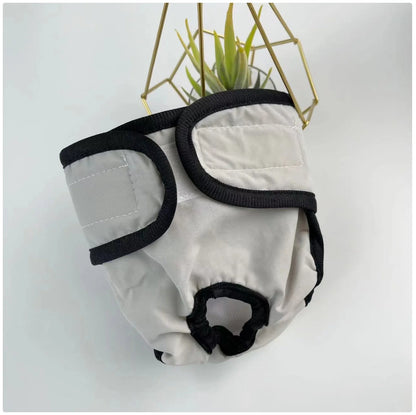 Female Dog Sanitary Pants - Washable Reusable Dog Diapers for Heat Cycle & Incontinence